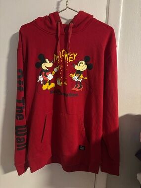Disney Vans Mickey Mouse Hoodie Red Walt Disney World Graphic Pullover M
(919)